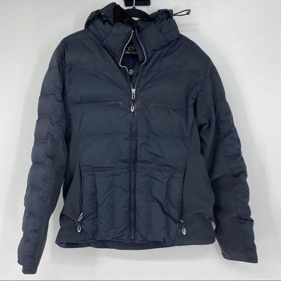 Obermeyer Jackets & Blazers - Obermeyer Black Parka Down Filled Jacket Coat